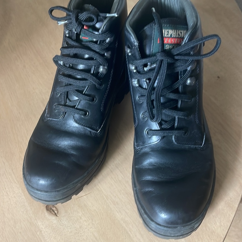 Mephisto Slacker Hiking/Combat Boot. Black, Gortex. Comfort Air Sole. Lace up